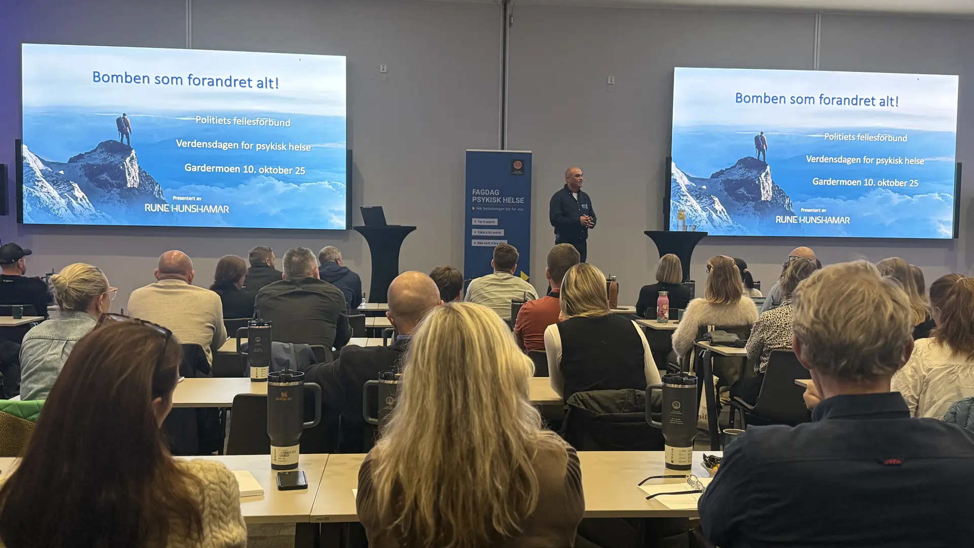 Rune Hunshamar - <p>Rune Hunshamar deler erfaring fra et langt liv i politiet om stress, ansvar og hvordan belastning over tid påvirker mennesker og arbeidsmiljø.</p>